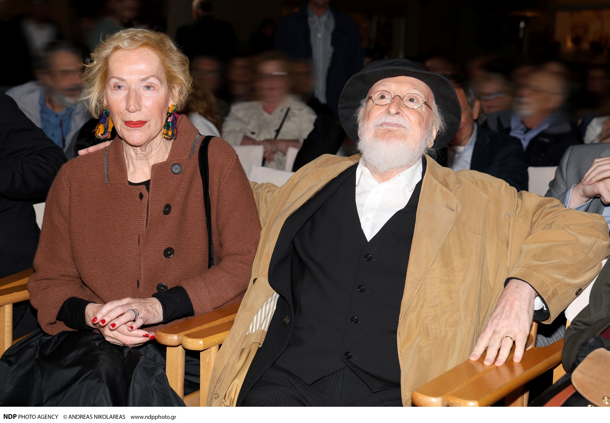 Διονυσης Σαββόπουλος με τη σύζυγό του, Άσπα