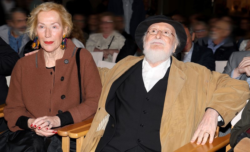 Διονυσης Σαββόπουλος με τη σύζυγό του, Άσπα