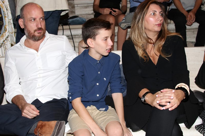Ρωμανός Σαββόπουλος με την οικογένειά του