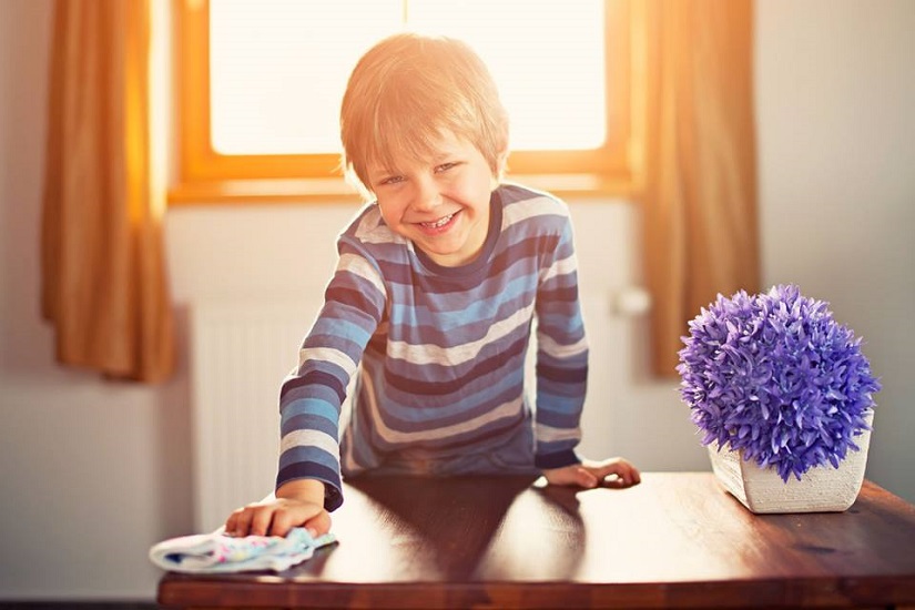 Μια μητέρα μαθαίνει στο γιο της να κάνει δουλειές και γίνεται viral - άντε και στα δικά μας!