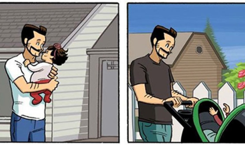 "Θα έχουν μεγαλώσει χωρίς να το καταλάβουμε" - ένα σκίτσο που συγκινεί