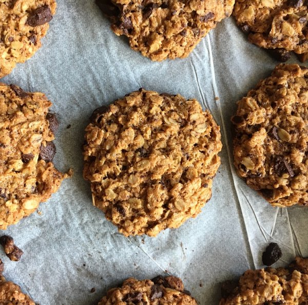 Υγιεινά cookies με φιστικοβούτυρο