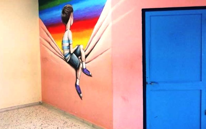 Τρίκαλα - Ένα σχολείο γεμάτο τέχνη και πίνακες ζωγραφικής