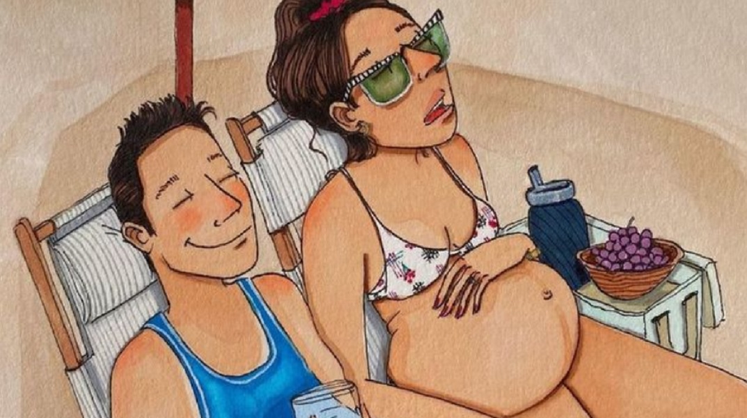 Η εμπειρία της εγκυμοσύνης σε 6 τρυφερά και χαριτωμένα σκίτσα