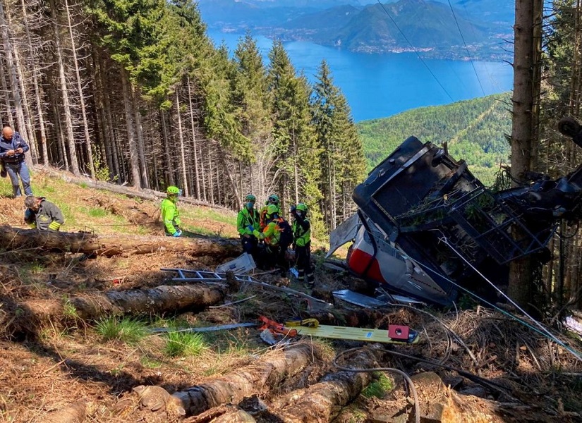 Ιταλία: Πέθανε ένα από τα παιδιά που τραυματίσθηκαν κατά την πτώση καμπίνας τελεφερίκ