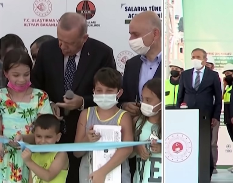 Τουρκία: Ένα 10χρονο παιδί εκνεύρισε τον Ερντογάν- Έκοψε κορδέλα σε εγκαίνια πριν από αυτόν