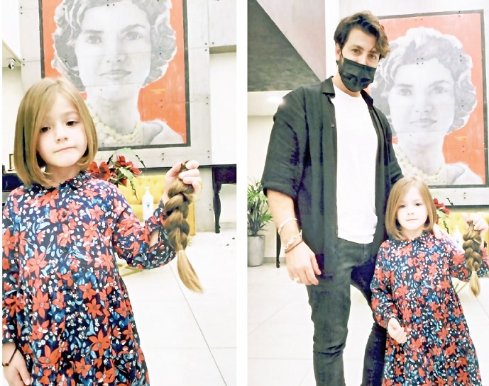 Πύργος: 4χρονη Κρυσταλλία:«Εγώ έχω πολλά μαλλιά, δώστε μερικά σε κάποιο παιδάκι που δεν έχει»