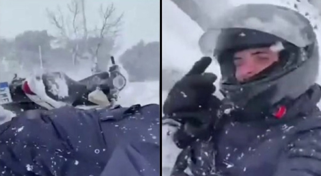 Ντελιβεράς έπεσε 5 φορές για να παραδώσει παραγγελία: «Σταματήστε να παραγγέλνετε»