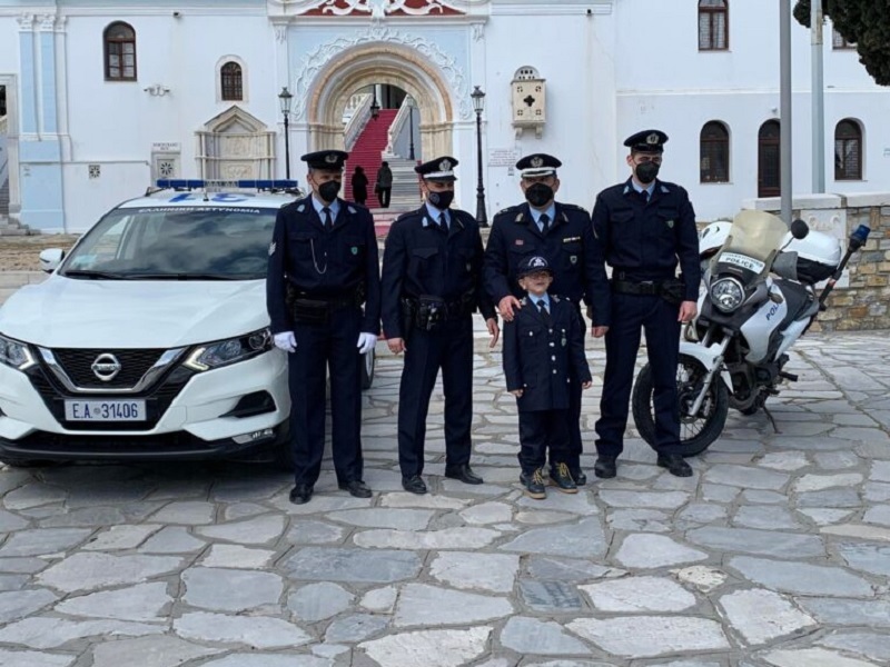 Ο 6χρονος Αναστάσης έγινε για λίγο αστυνομικός και έκανε το όνειρό του πραγματικότητα!