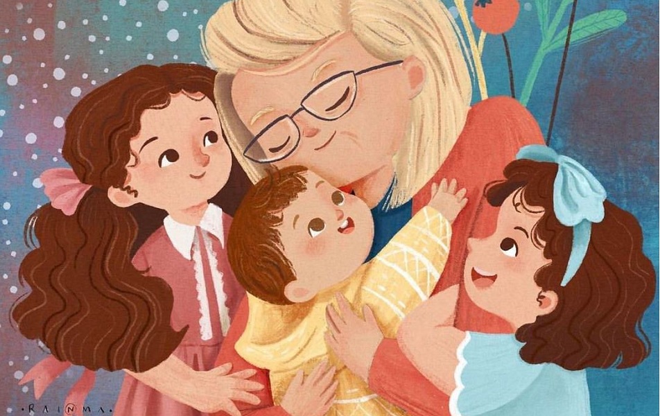 Πόσο συγκινητικό να "βλέπεις" τη λατρεία της μαμάς σου για τα παιδιά σου...