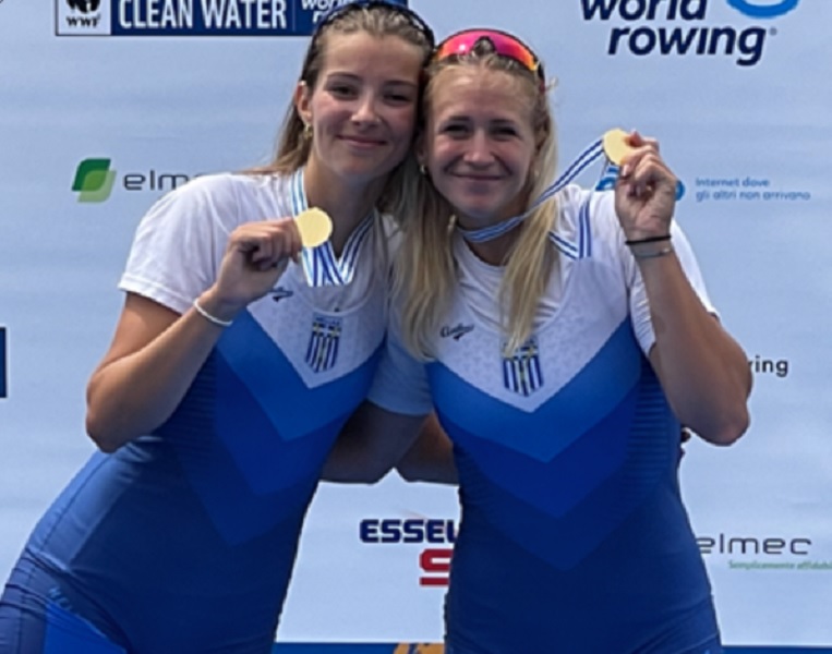 Κωπηλασία: Παγκόσμιες πρωταθλήτριες Κ23 οι Μπούρμπου-Φράγκου και με ρεκόρ