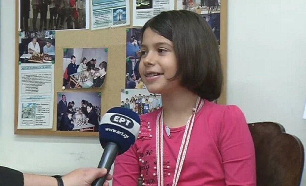 Πρωταθλήτρια Ευρώπης στο σκάκι η 9χρονη Μαριάντα Λάμπου