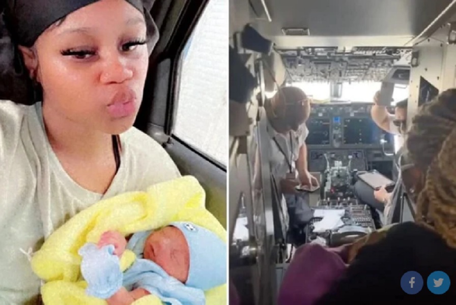 Έσπασαν τα νερά και γέννησε στη διάρκεια πτήσης- μέσα σε 20 λεπτά: «Όλοι χειροκροτούσαν»