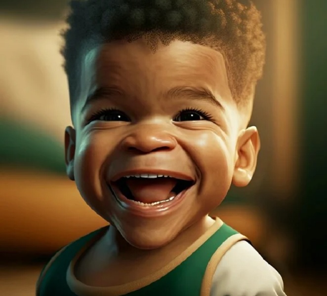 Ο Μέσι και ο Αντετοκούνμπο «ξανά παιδιά» με τη βοήθεια της τεχνητής νοημοσύνης