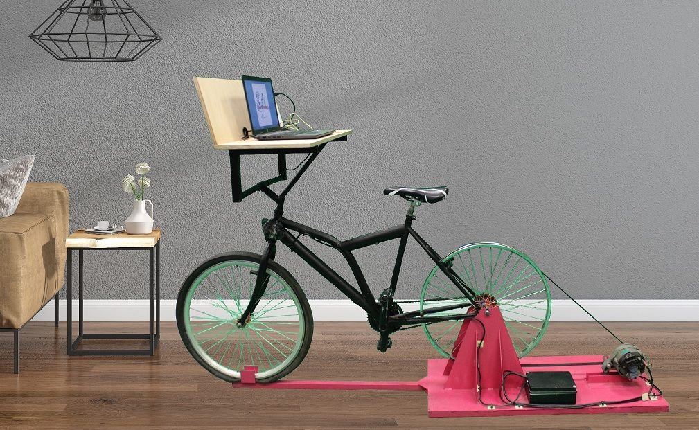 Μαθητές... κάνουν πετάλι και φορτίζουν ηλεκτρικές συσκευές