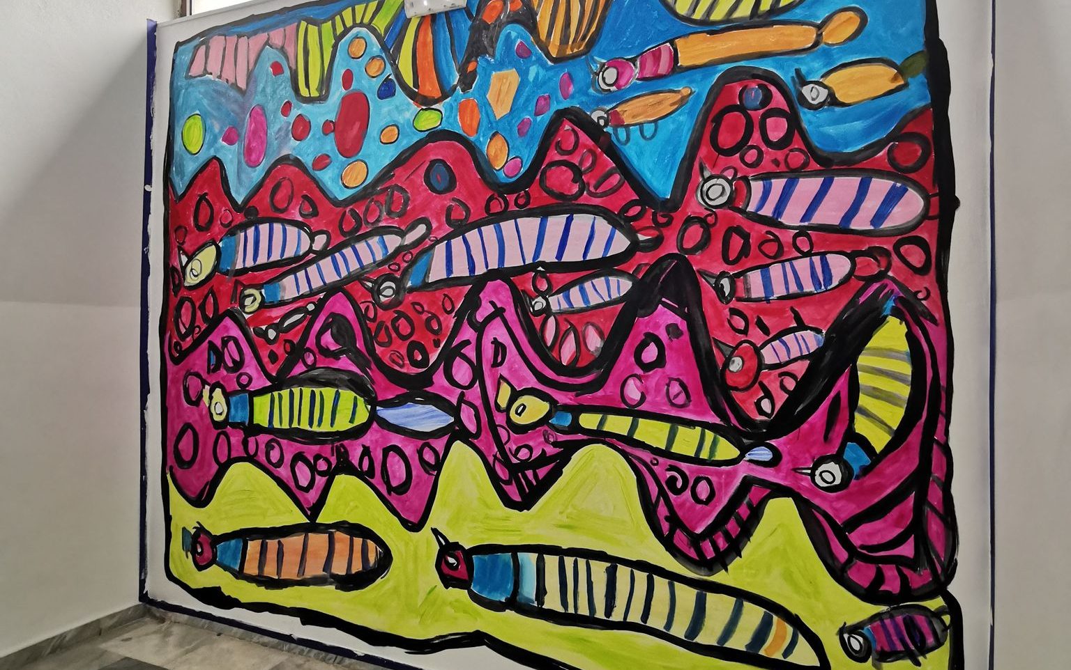 Τοιχογραφίες από την καλλιτέχνιδα με σύνδρομο Down Λωξάνδρα Λούκας κοσμούν το Πανεπιστήμιο Δυτικής Μακεδονίας