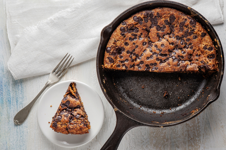 Σοκολατένιο μπισκότο στο τηγάνι- Έτοιμο σε 15 λεπτά!