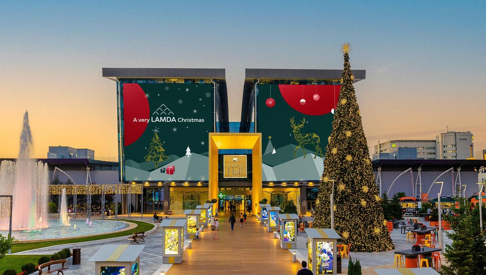 Ζήστε την μαγεία των Χριστουγέννων στα εμπορικά κέντρα Golden Hall, The Mall Athens, Designer Outlet Athens στην Αθήνα και Mediterranean Cosmos στη Θεσσαλονίκη