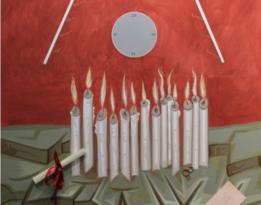 «Χάσαμε τους φίλους μας»:  Φοιτητές του ΑΠΘ ζωγράφισαν έναν προσευχητικό πίνακα που δείχνει το «ταξίδι στο φως» των συμφοιτητών τους που χάθηκαν στα Τέμπη