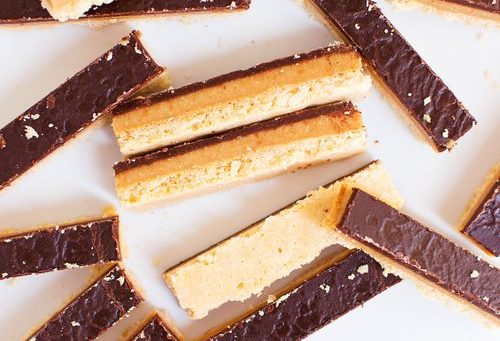 Υγιεινές, σπιτικές μπάρες σοκολάτας με καραμέλα