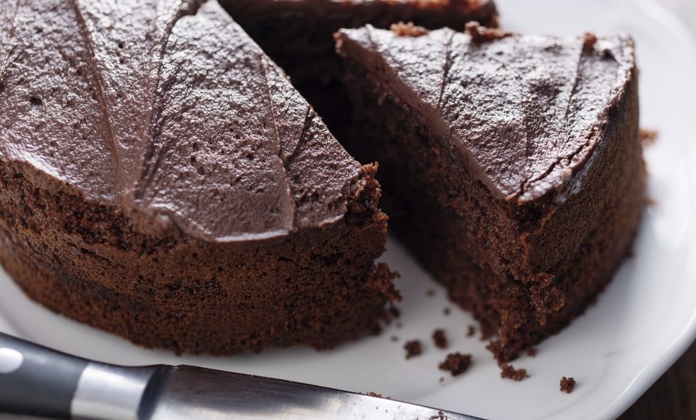Μαλακό κέικ με σοκολάτα (φοντάν) χωρίς αλεύρι