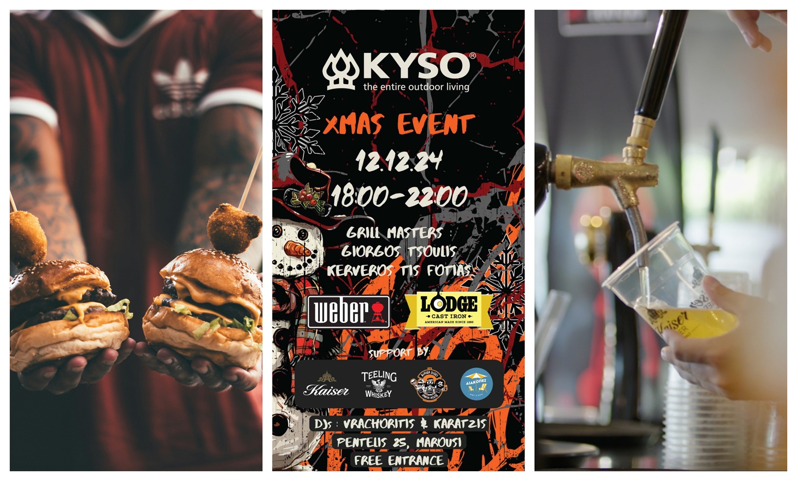 Xmas BBQ Event: Το πιο “λαχταριστό” χριστουγεννιάτικο event έρχεται στο Μαρούσι