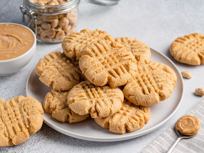 Νόστιμα cookies φυστικοβούτυρο με 4 υλικά