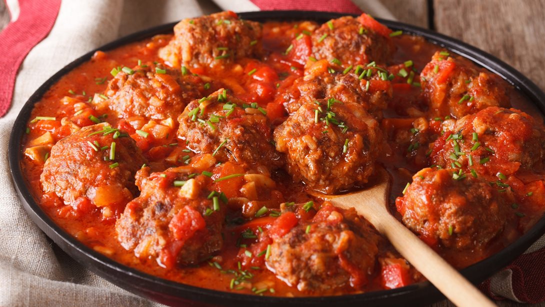 Τα πιο αρωματικά κεφτεδάκια με σάλτσα