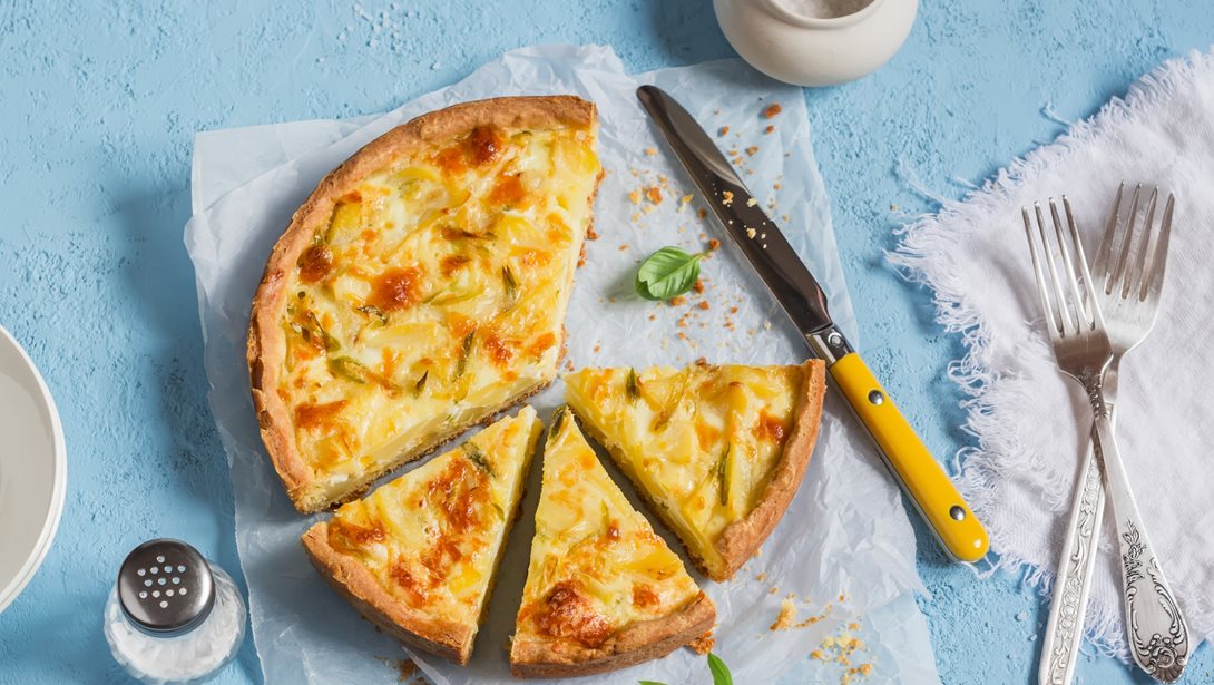 Αλμυρή τάρτα με βάση πατάτας- Η υγιεινή εκδοχή της τάρτας