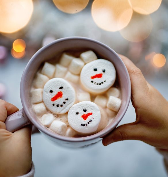 Χριστουγεννιάτικα brownies - Το γλυκό που μοιάζει με χιονάνθρωπο