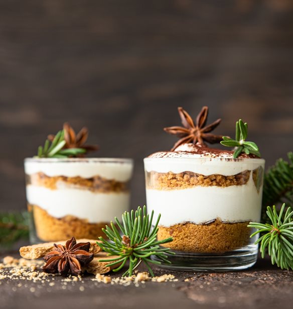 Χριστουγεννιάτικο Mini Cheesecake σε ποτήρι: Το πιο εύκολο γλυκό των γιορτών