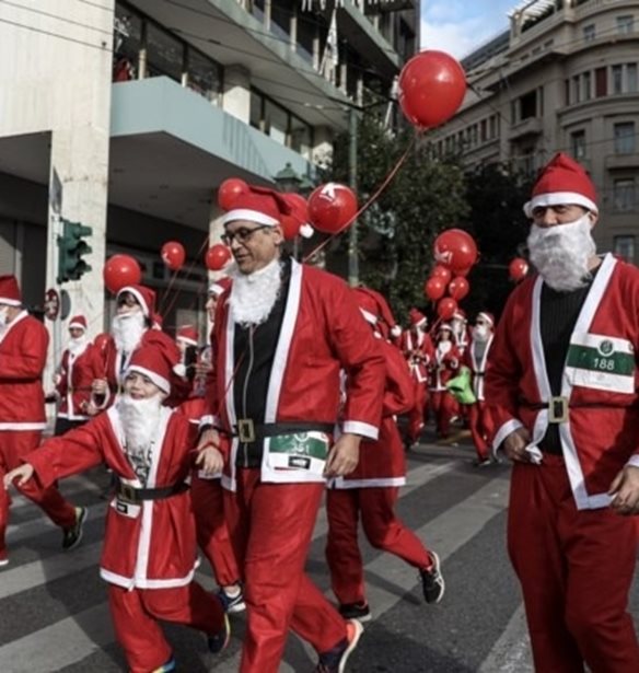 Athens Santa Run 2025: Τρέχουμε ντυμένοι Αϊ Βασίληδες στην καρδιά της πόλης