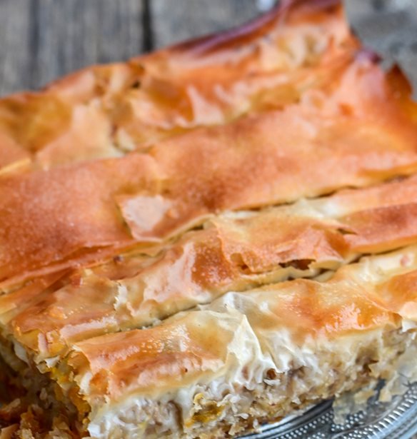 Τραχανόπιτα στο τηγάνι σε 15 λεπτά