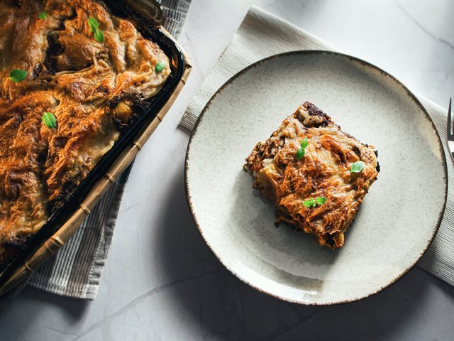 Λαζάνια με μανιτάρια- Το light μεσημεριανό που είναι φουλ σε πρωτείνη