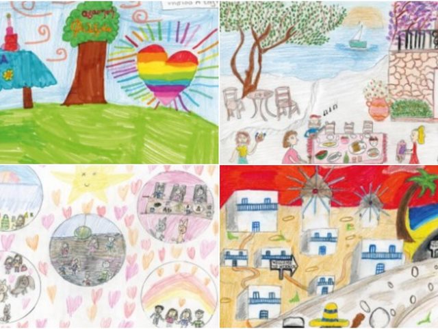 Πώς τα παιδιά αντιλαμβάνονται την ελληνική φιλοξενία μέσα από τις ζωγραφιές τους