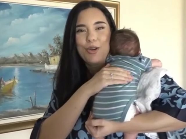 Η Άννα Τσουκαλά αγκαλιά με το νεογέννητο μωρό της - Το συμβολικό όνομα που θα του δώσει