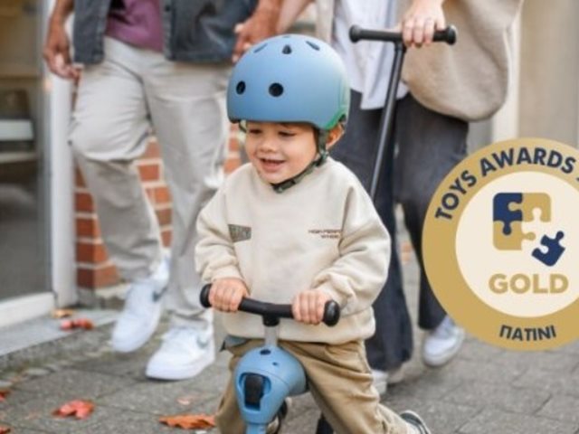 "Toys Awards" 2025: Το Highwaykick 1 Push and Go κατακτά το Gold βραβείο στην κατηγορία "Πατίνι"