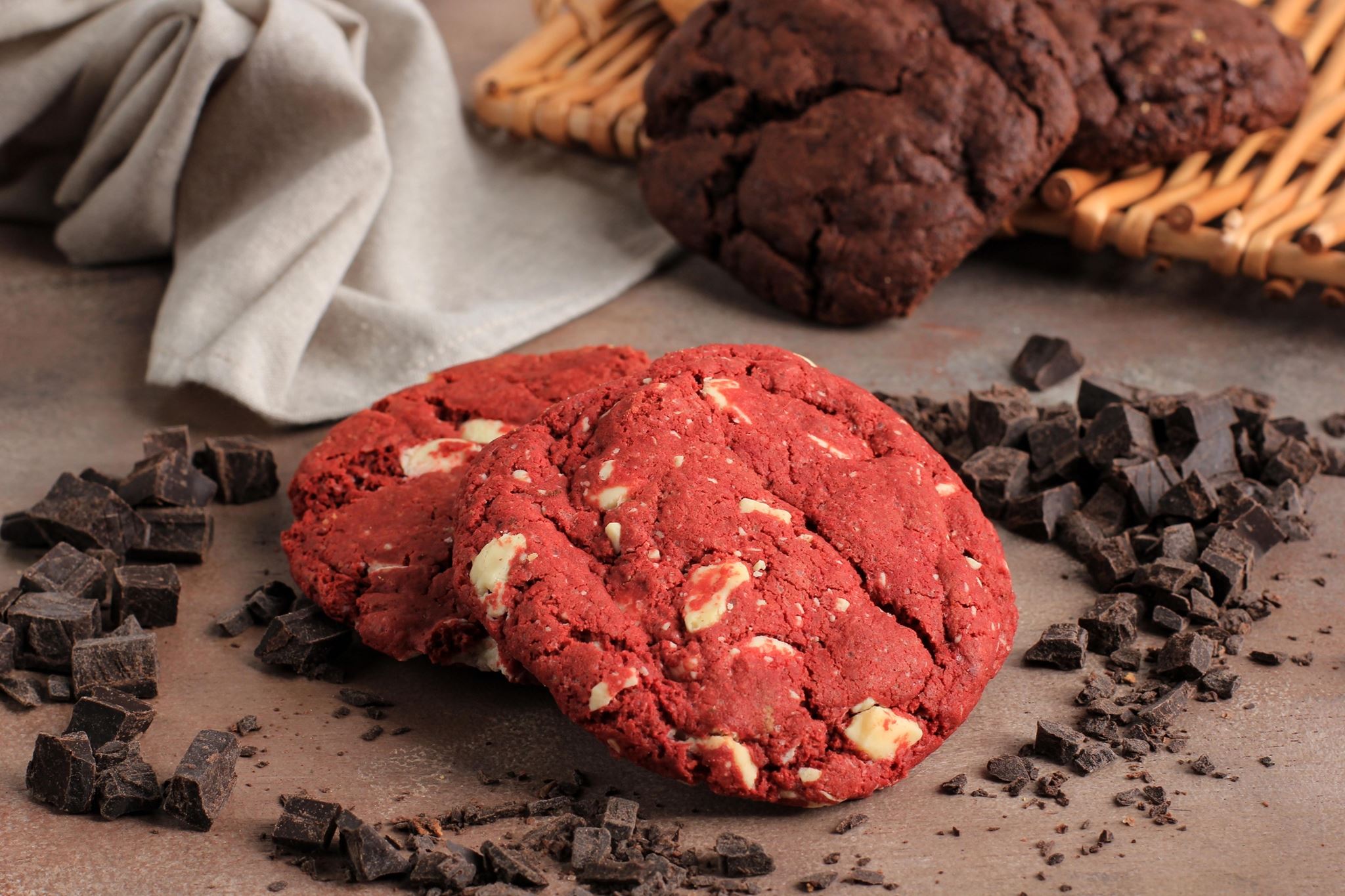 Μπισκότα red velvet: Τα σπιτικά soft cookies που πρέπει να δοκιμάσεις